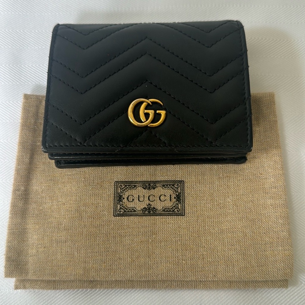 Gucci GG Marmont Card Case Wallet